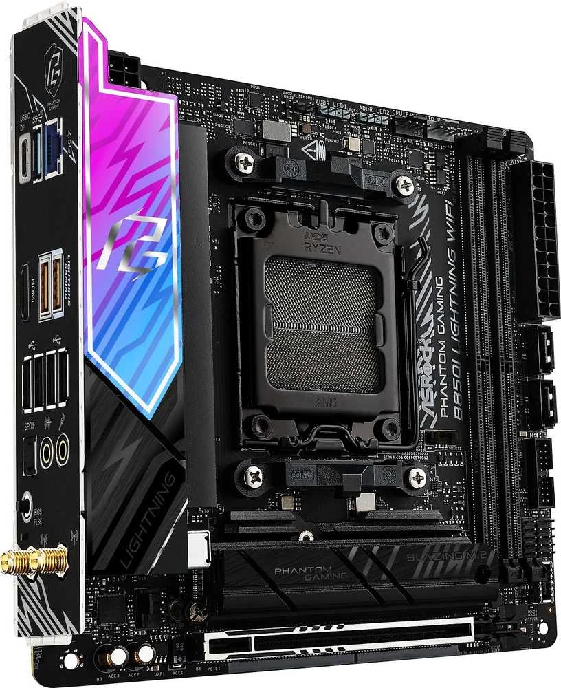 ASRock Phantom Gaming B850I „Lightning WiFi“ AMD B850 Socket AM5 mini ITX