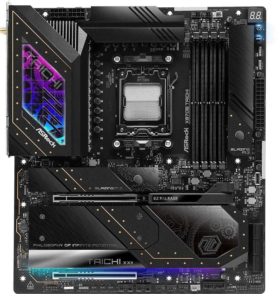 Pagrindinė plokštė ASROCK X870E TAICHI AM5 DDR5 ATX MB