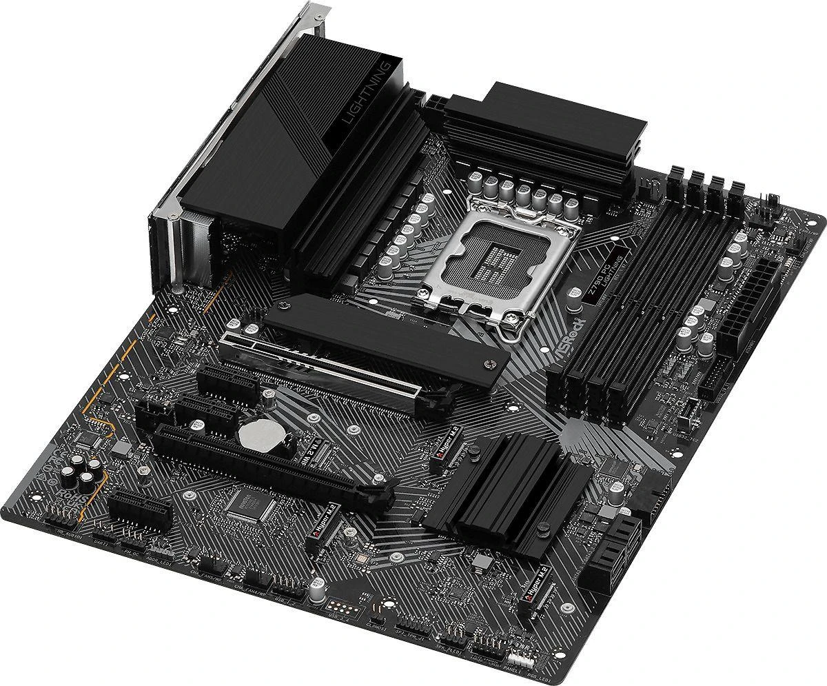 Pagrindinė plokštė ASROCK Intel Z790/LGA1700/ATX/Memory DDR5/Atminties lizdai 4/3xPCI-Express 3.0 1x/1xPCI-Express 4.0 16x/1xPCI-Express 5.0 16x/4xM.2/1xHDMI/1xAudio-In/1xAudio-Out/1xMikrofonas/1xUSB 2.0/6xUSB 3.2/1xUSB-C/1xRJ45