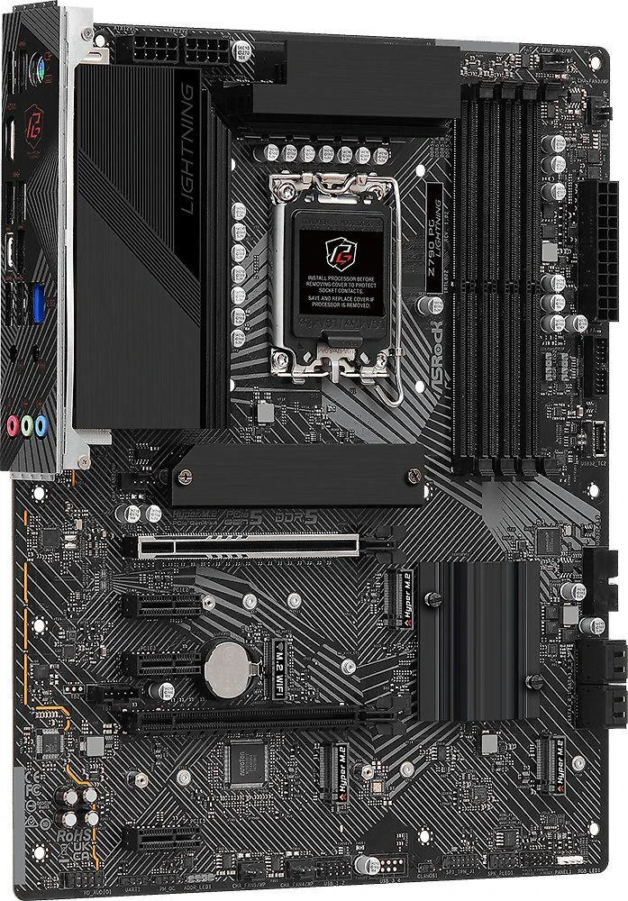 Pagrindinė plokštė ASROCK Intel Z790/LGA1700/ATX/Memory DDR5/Atminties lizdai 4/3xPCI-Express 3.0 1x/1xPCI-Express 4.0 16x/1xPCI-Express 5.0 16x/4xM.2/1xHDMI/1xAudio-In/1xAudio-Out/1xMikrofonas/1xUSB 2.0/6xUSB 3.2/1xUSB-C/1xRJ45