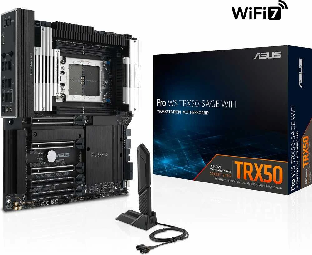 Pagrindinė plokštė ASUS Pro WS TRX50-SAGE WiFi
