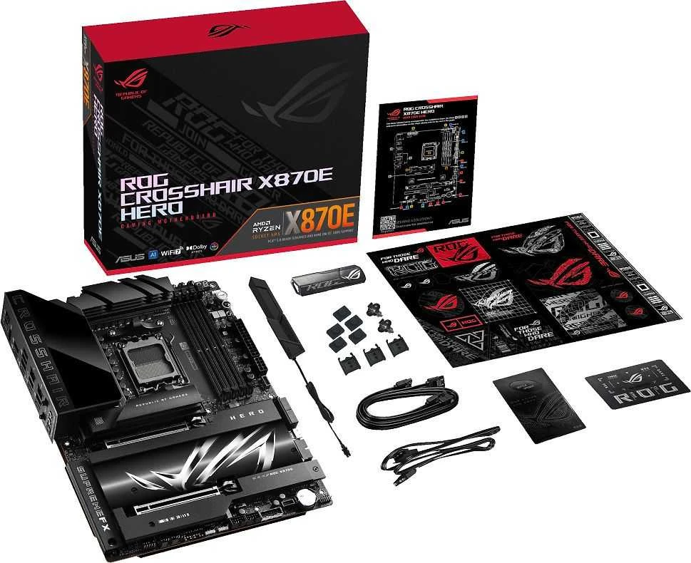Pagrindinė plokštė ASUS ROG CROSSHAIR X870E HERO
