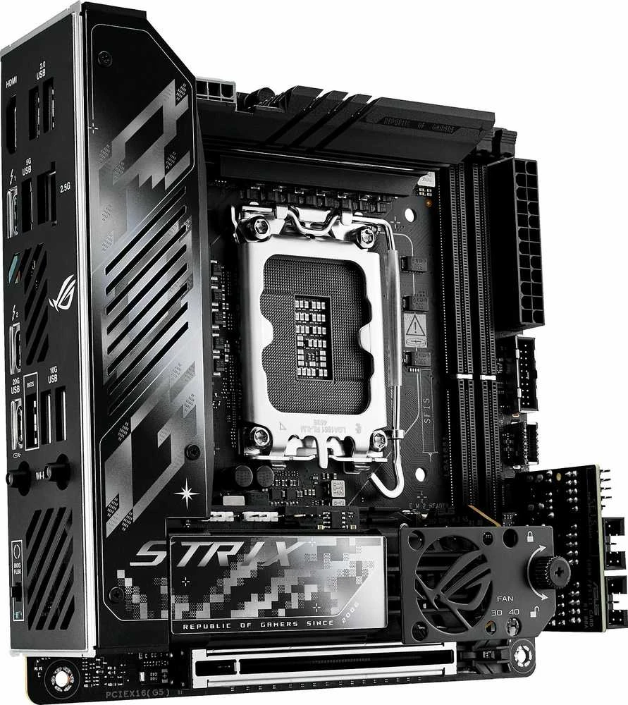 ASUS ROG Strix Z890-I žaidimų WiFi pagrindinė plokštė, LGA 1851 lizdas, Intel Z890, Mini-ITX, DDR5