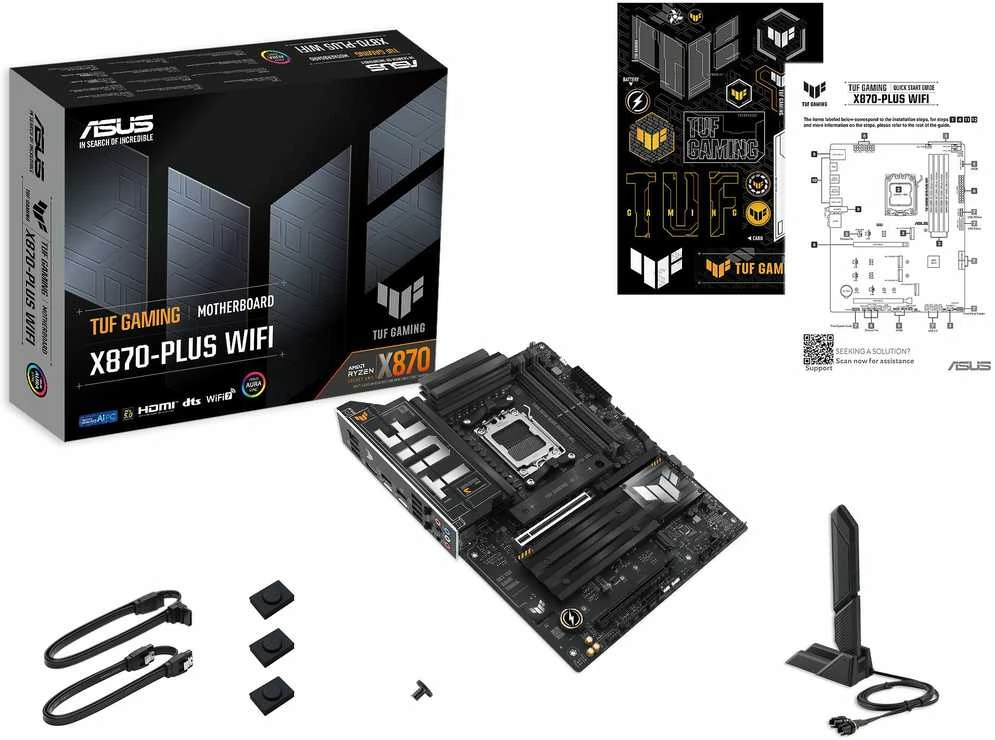 Pagrindinė plokštė ASUS TUF GAMING X870-PLUS WIFI