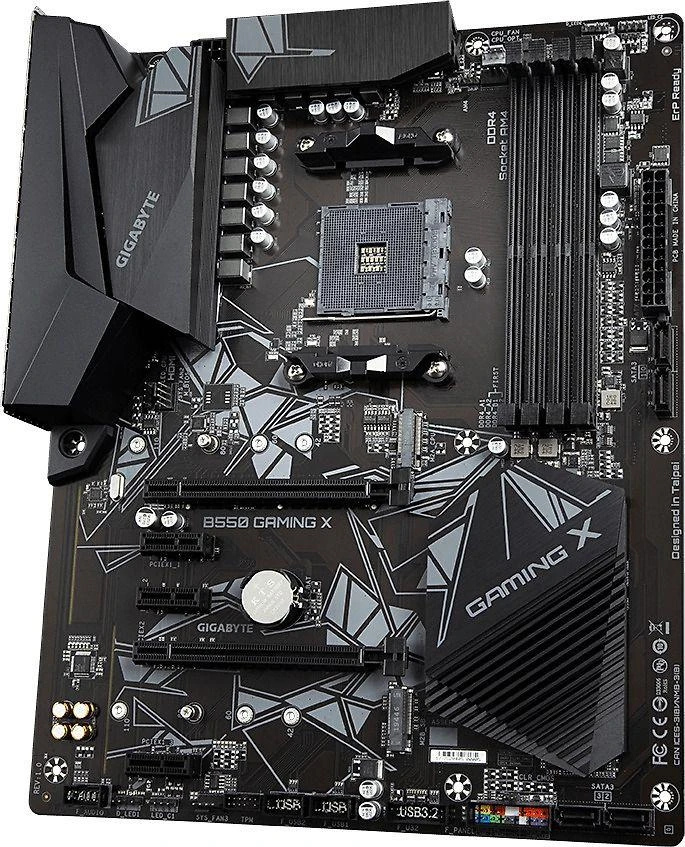 Pagrindinė plokštė GIGABYTE/AMD B550/AM4/ATX/Memory DDR4/Atminties lizdai 4/3xPCI-Express 3.0 1x/1xPCI-Express 3.0 2x/1xPCI-Express 4.0 16x/2xM.2/1xDVI-D/1xHDMI/2xAudio-In/1xAudio-Out/2xUSB 2.0/4xUSB 3.2/1xPS/2/1xRJ45