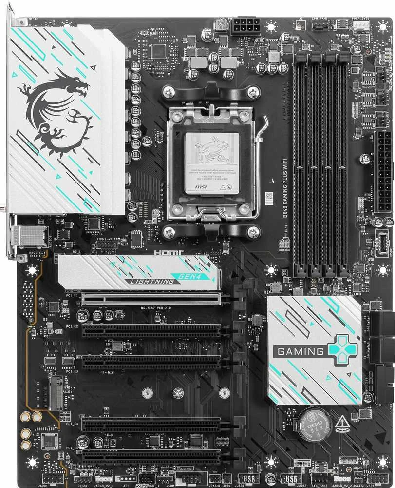 Pagrindinė plokštė MSI B840 GAMING PLUS WIFI