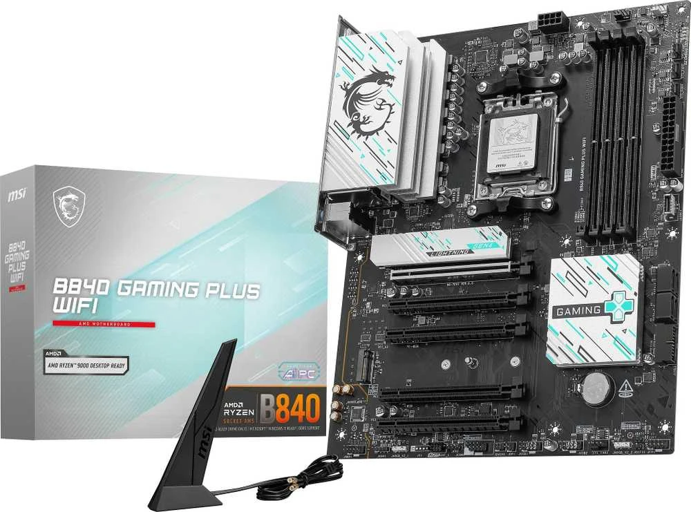 Pagrindinė plokštė MSI B840 GAMING PLUS WIFI