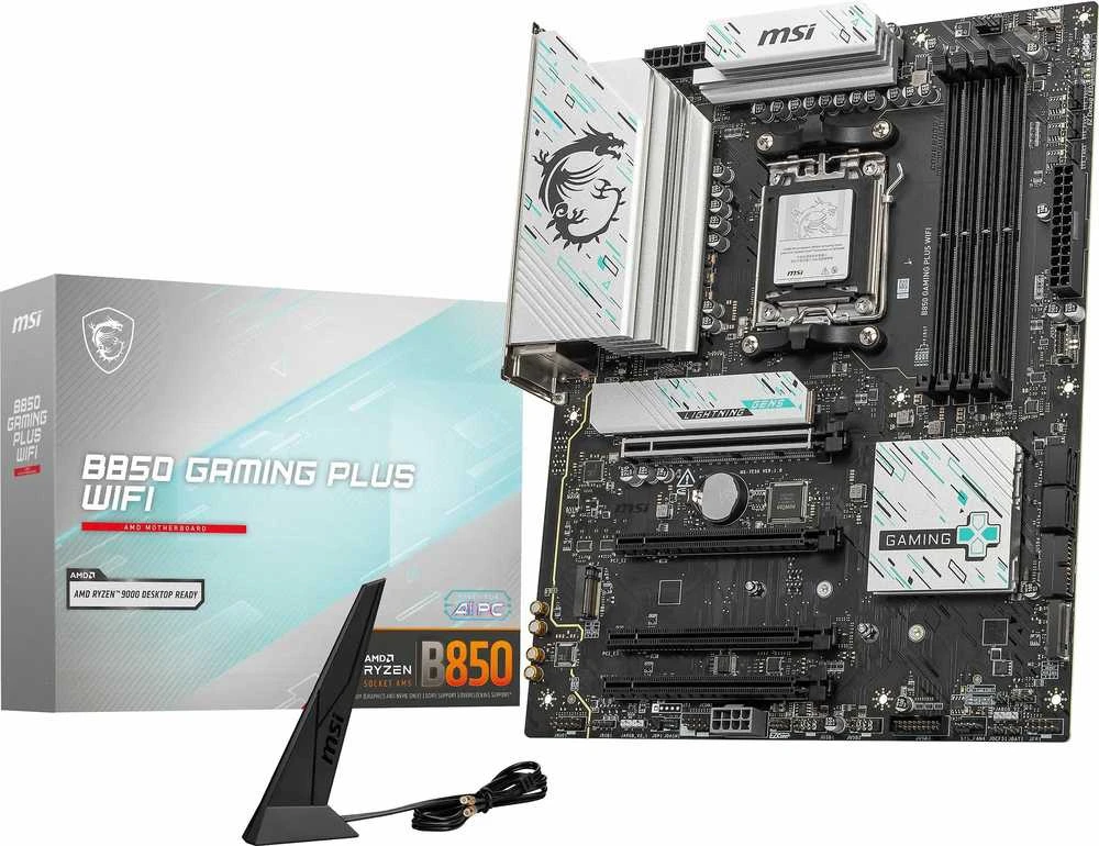 Pagrindinė plokštė MSI B850 GAMING PLUS WIFI