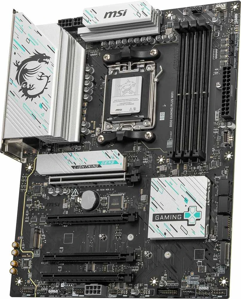 Pagrindinė plokštė MSI B850 GAMING PLUS WIFI
