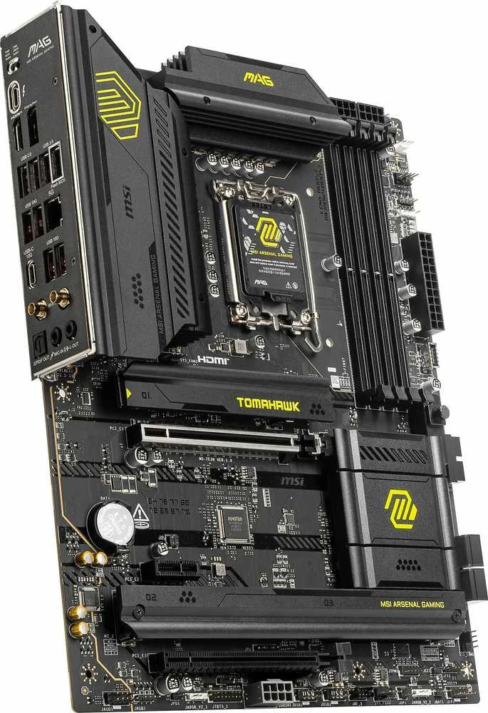 Pagrindinė plokštė MSI MAG B860 TOMAHAWK WIFI | Procesorių šeima Intel | Procesoriaus lizdas LGA1851 | DDR5 | Palaikomos standžiojo disko sąsajos SATA, M.2 | SATA jungčių skaičius 4