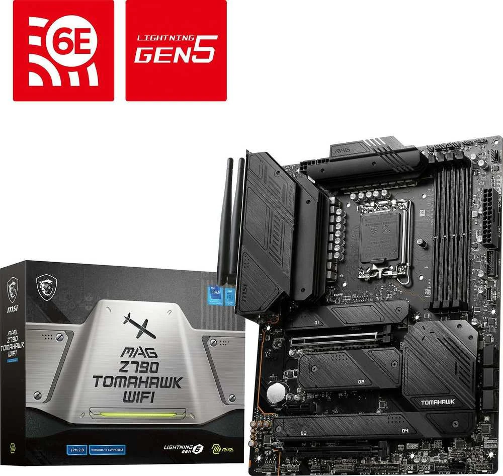 Pagrindinė plokštė MSI Intel Z790/LGA1700/ATX/Memory DDR5/Atminties lizdai 4/1xPCI-Express 3.0 1x/2xPCI-Express 5.0 16x/4xM.2/1xHDMI/1xDisplayPort/8xUSB 3.2/2xUSB-C/1xOptical S/PDIF/1xRJ45/5xAudio port
