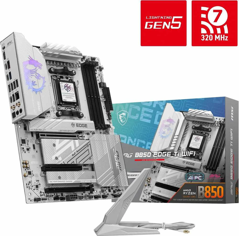 Pagrindinė plokštė MSI MPG B850 EDGE TI WIFI