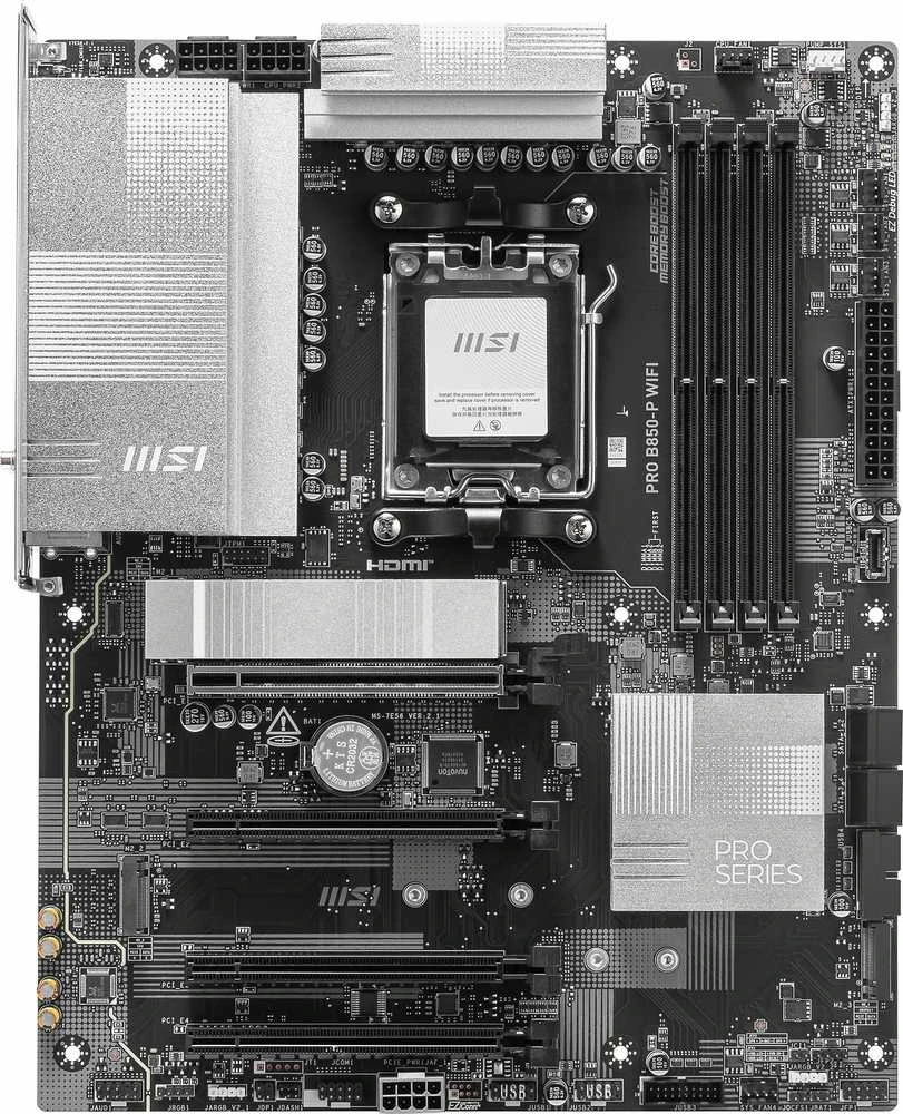 Pagrindinė plokštė MSI PRO B850-P WIFI