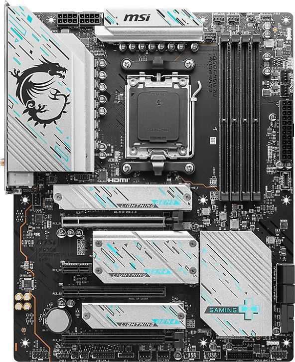 Pagrindinė plokštė MSI | X670E GAMING PLUS WIFI | Procesorių šeima AMD | Procesoriaus lizdas AM5 | DDR5 | Palaikomos standžiojo disko sąsajos SATA, M.2 | SATA jungčių skaičius 4