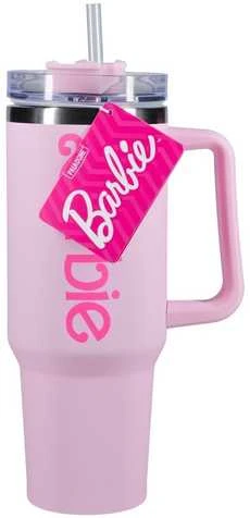 Paladone Barbie termo šiaudelio formos puodelis, 1200 ml