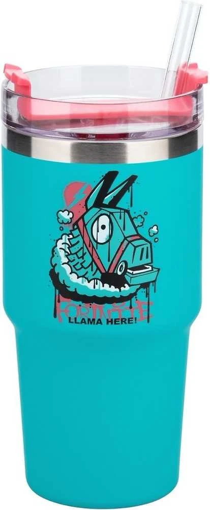 Paladone Fortnite Sandarus Puodelis su šiaudeliu | 600 ml