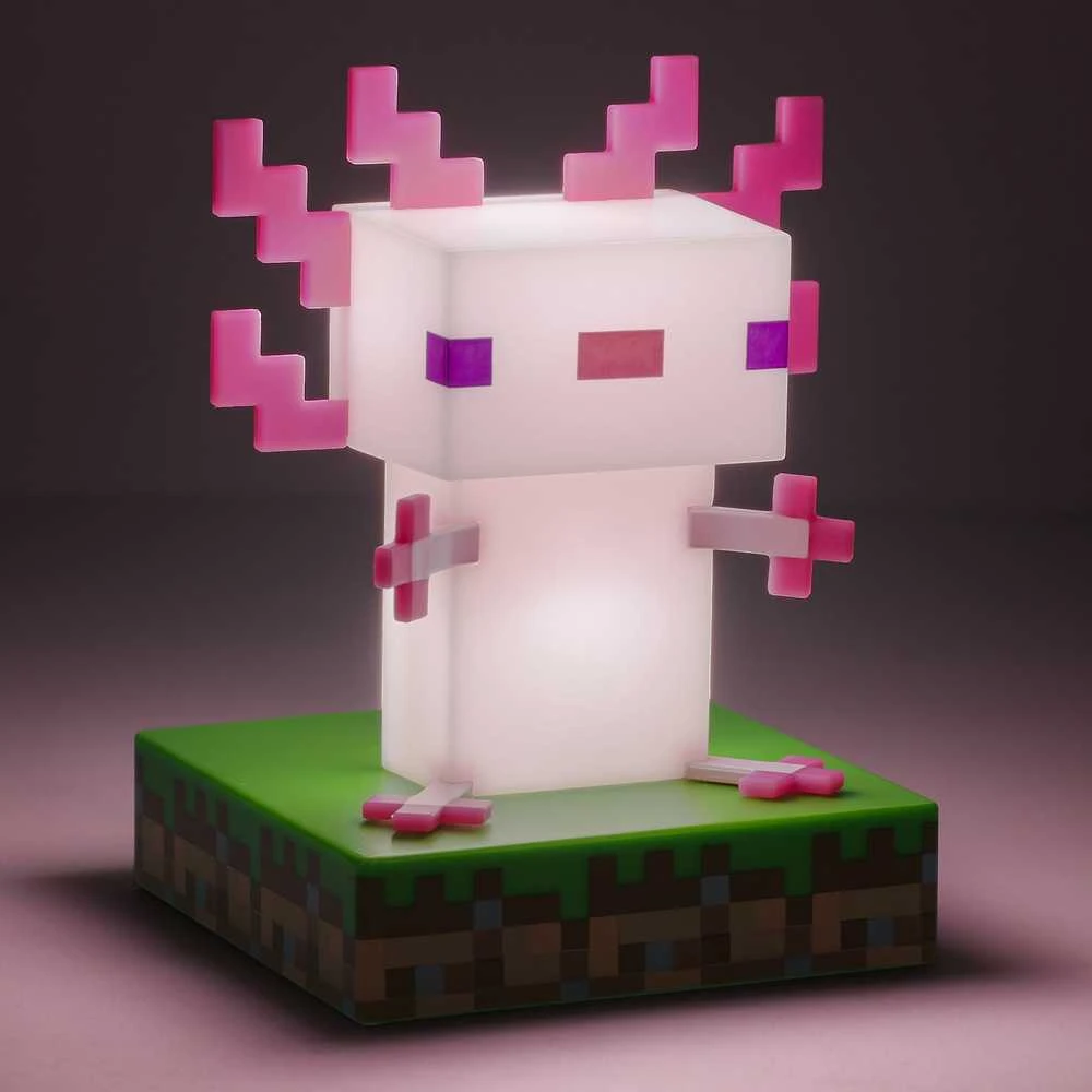 Paladone Minecraft Axolotl Icon lempa