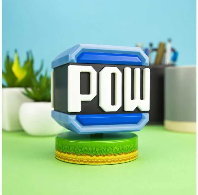 Paladone Nintendo Pow Block Icon lempa