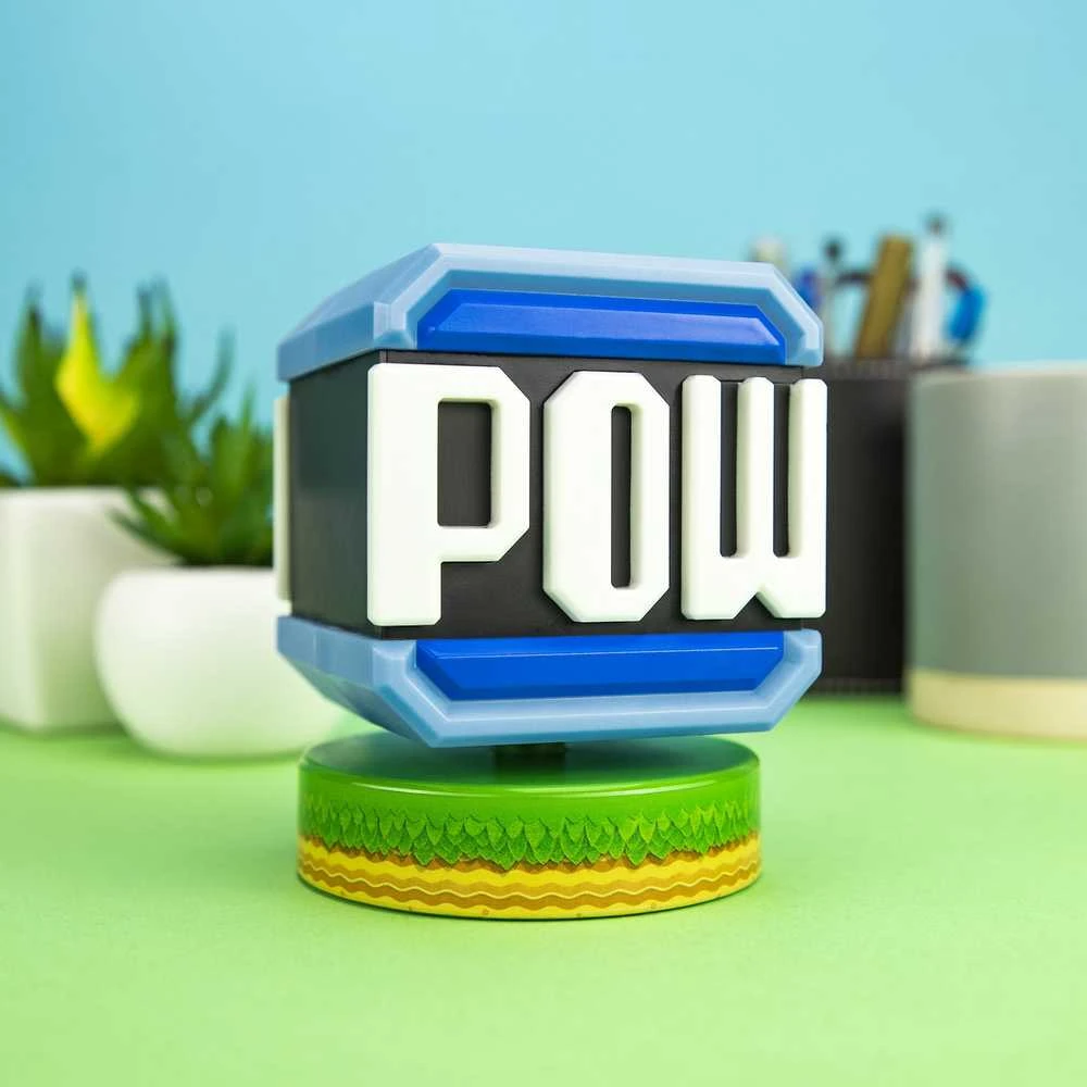 Paladone Nintendo Pow Block Icon lempa