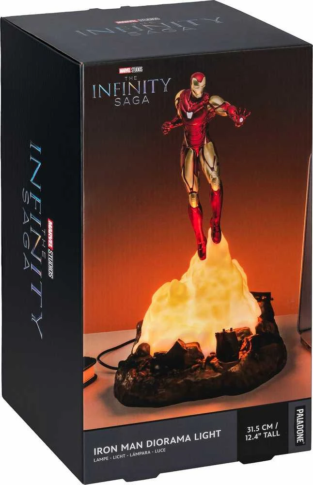 Paladone Marvel Iron Man Diorama lempa | 31,5 cm
