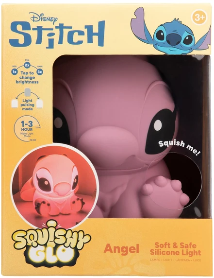 Paladone Lillo ir Stitch - angelo minkšta silikoninė lemputė