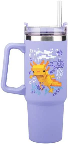 Paladone ABYstyle MINECRAFT Sandarus Puodelis su Šiaudeliu | 900 ml
