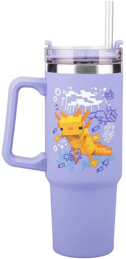 Paladone ABYstyle MINECRAFT Sandarus Puodelis su Šiaudeliu | 900 ml