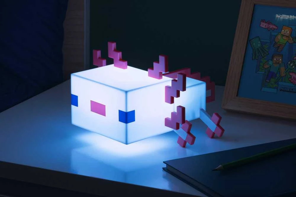 Paladone Minecraft Axolotl lempa