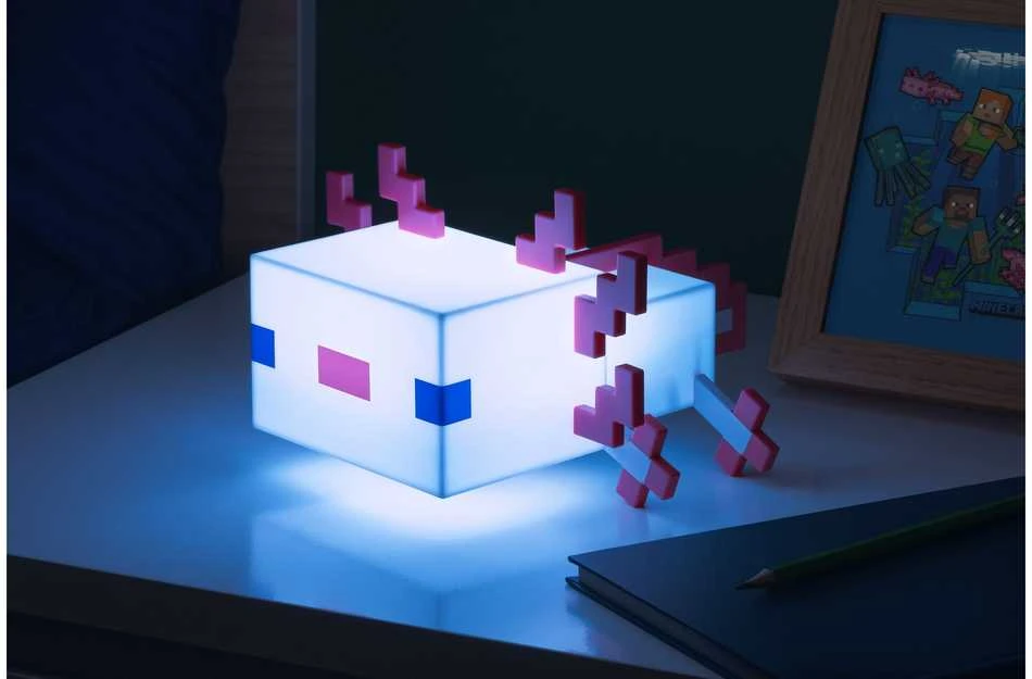 Paladone Minecraft Axolotl lempa