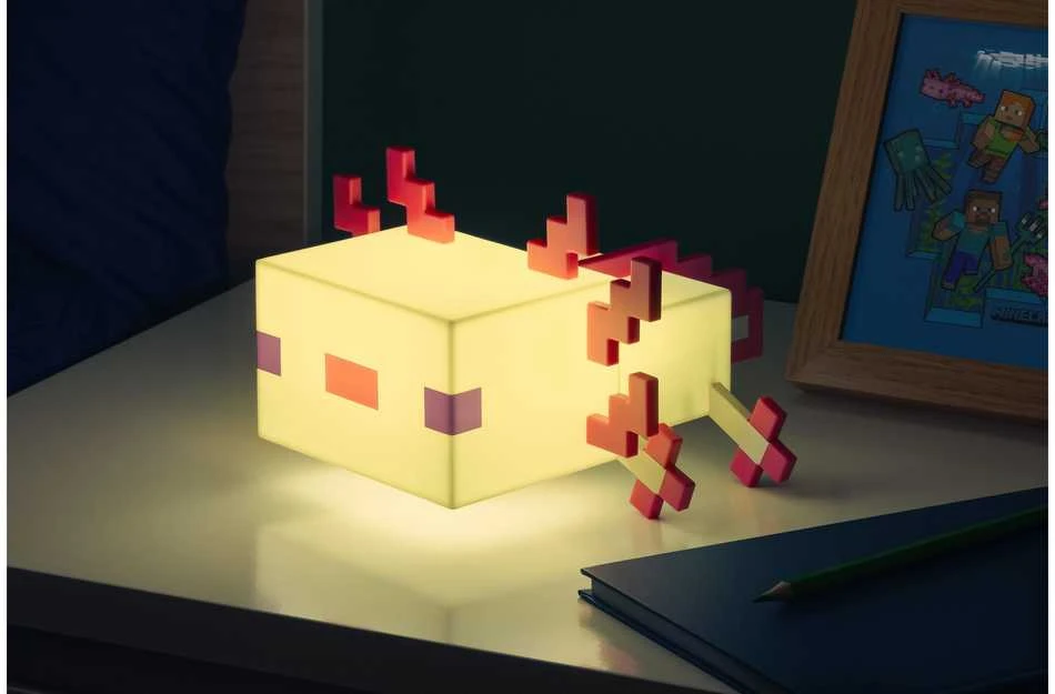 Paladone Minecraft Axolotl lempa