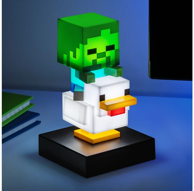 Paladone Minecraft - Vištienos Žokėjaus Piktograma Šviesa