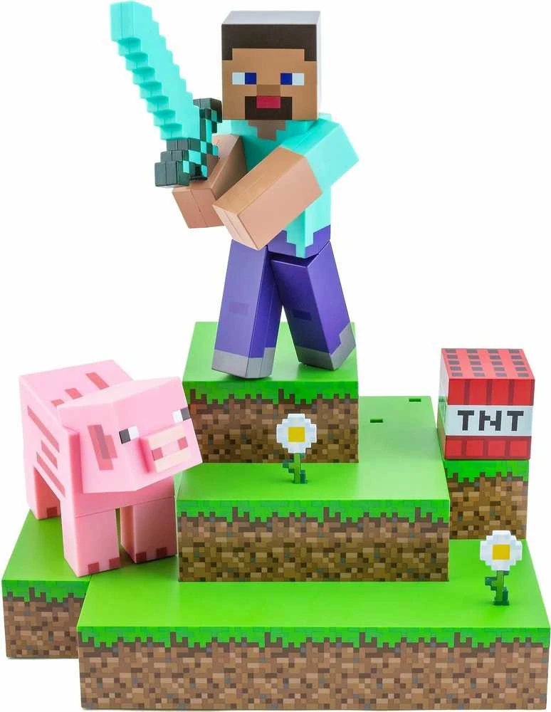 Paladone Minecraft Steve Diorama Figural lempa