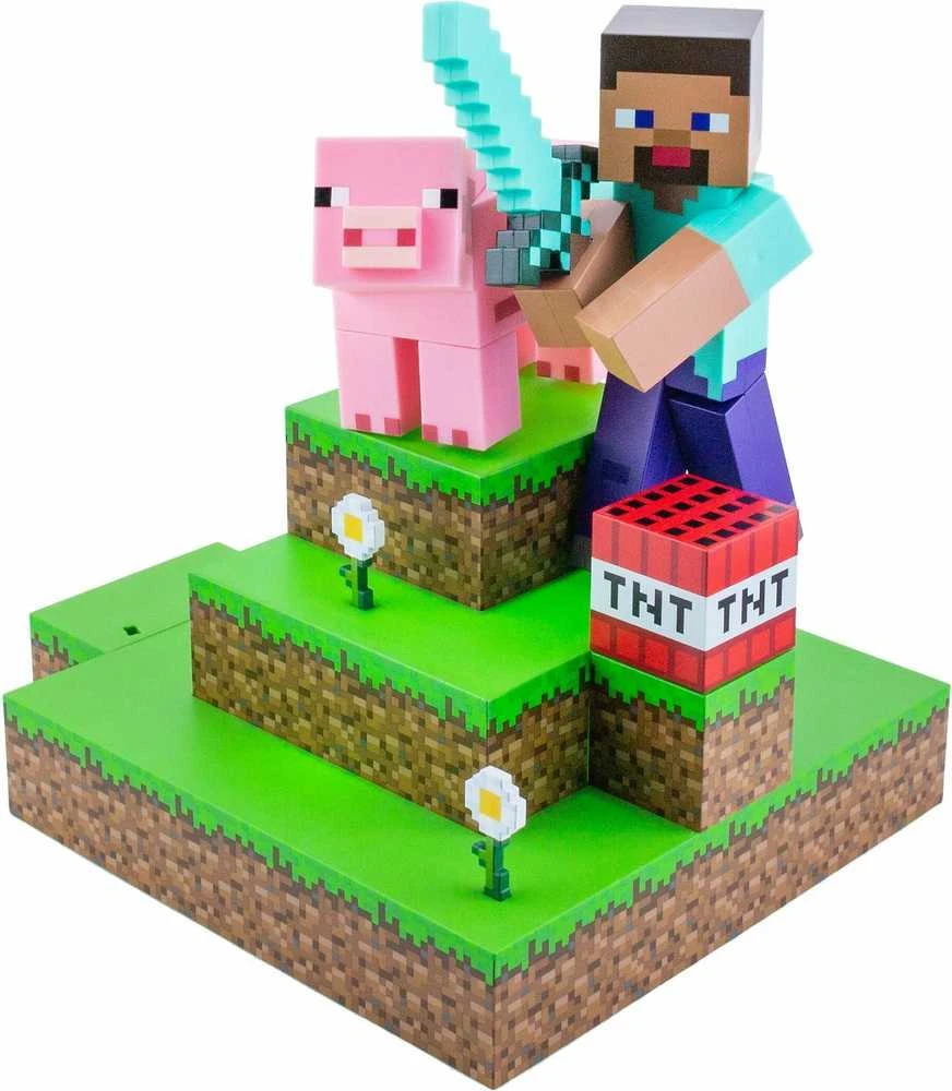 Paladone Minecraft Steve Diorama Figural lempa