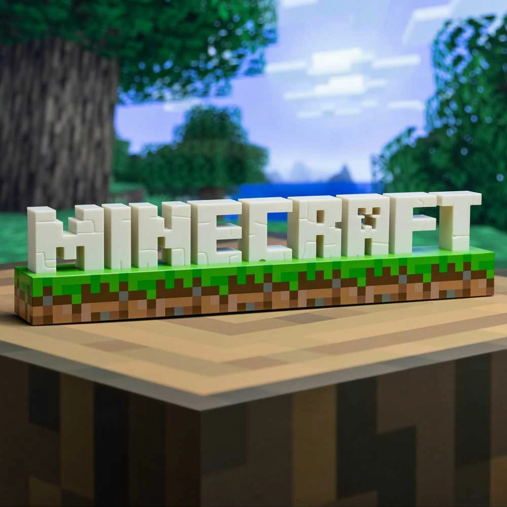 Paladone Minecraft Logo lempa