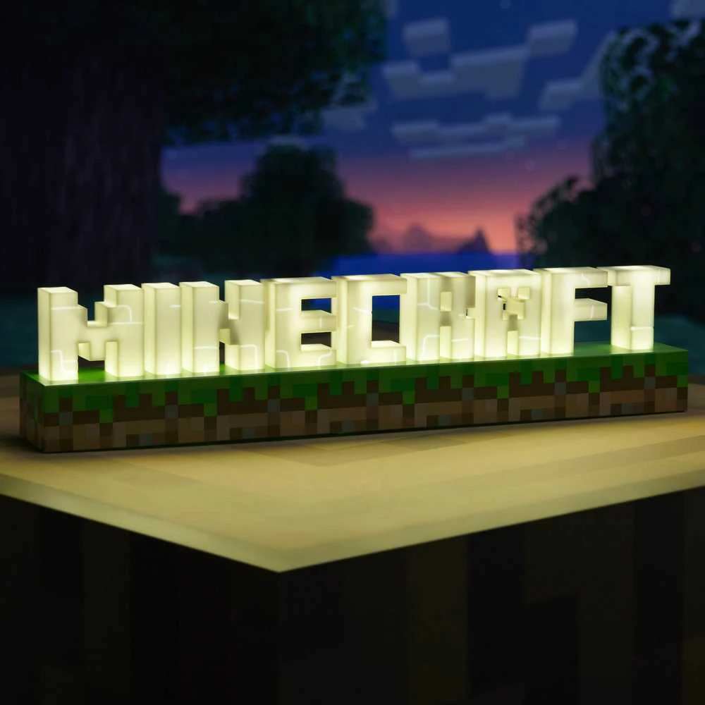 Paladone Minecraft Logo lempa