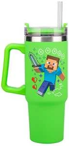 Paladone ABYstyle MINECRAFT Žalia Sandarus Puodelis su Šiaudeliu | 900 ml