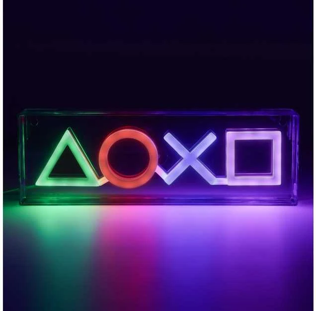 Paladone „Playstation“ LED neoninė lemputė