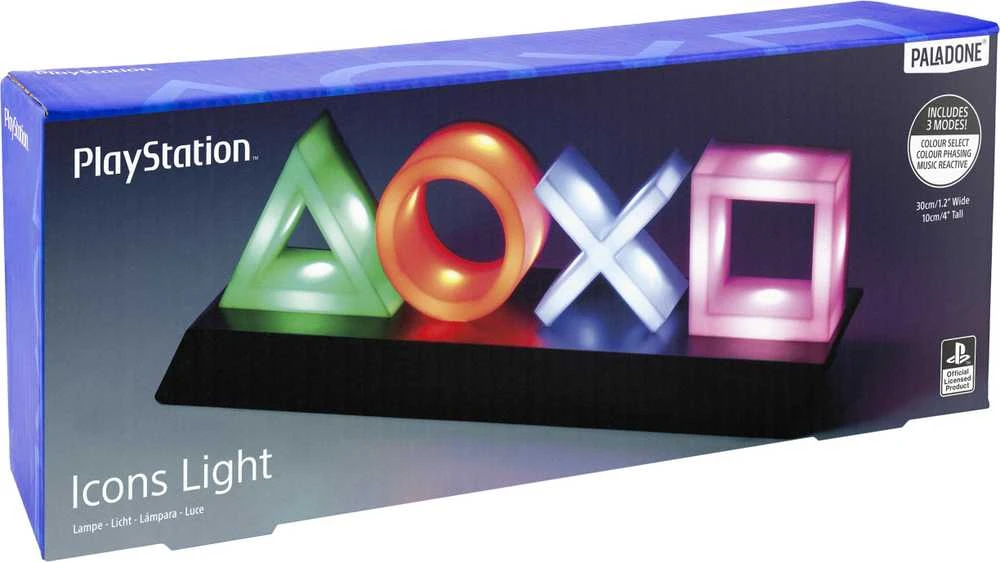 Paladone PlayStation Icons lempa (spalvota)