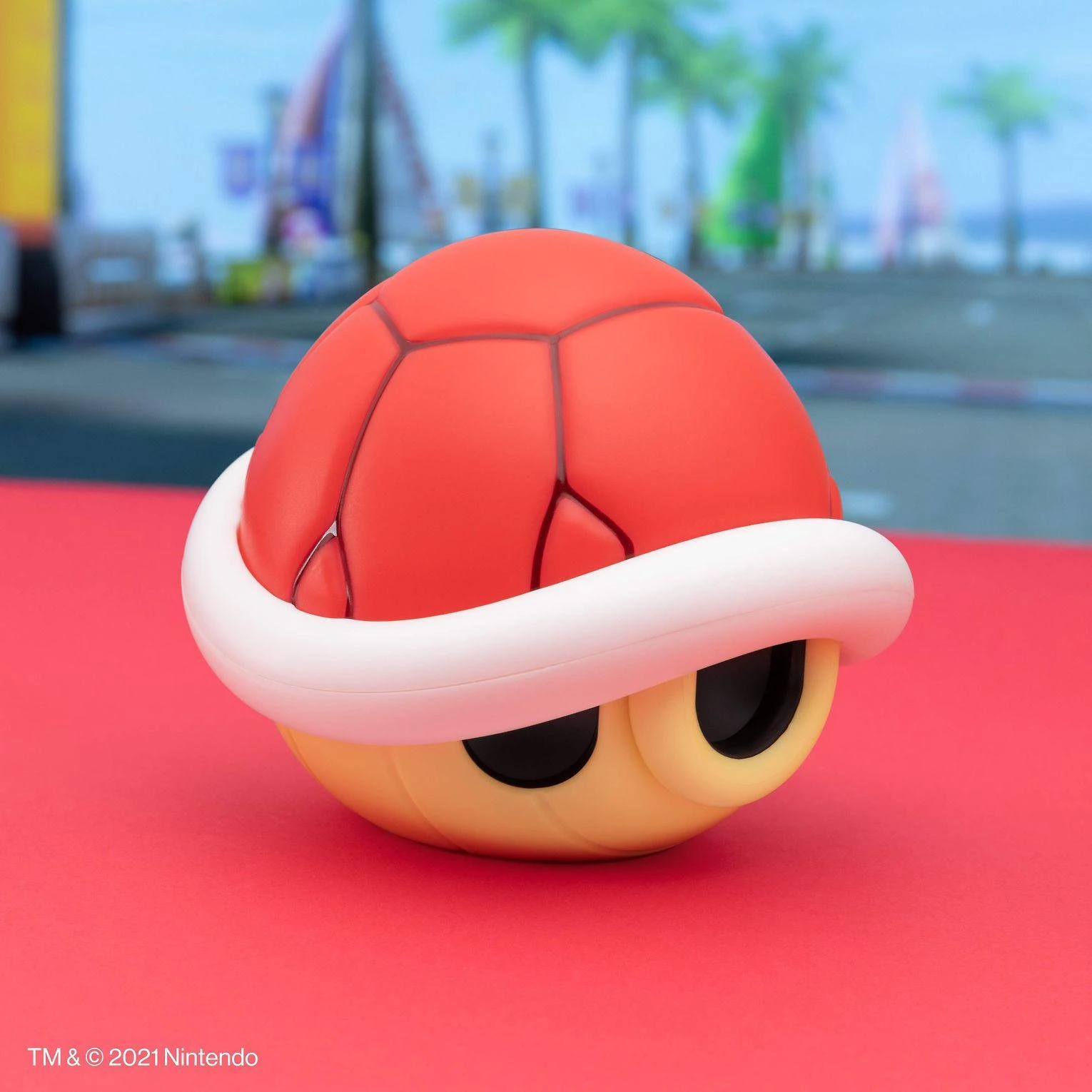 Paladone Nintendo Mario Kart Raudona Shell lempa su garsu