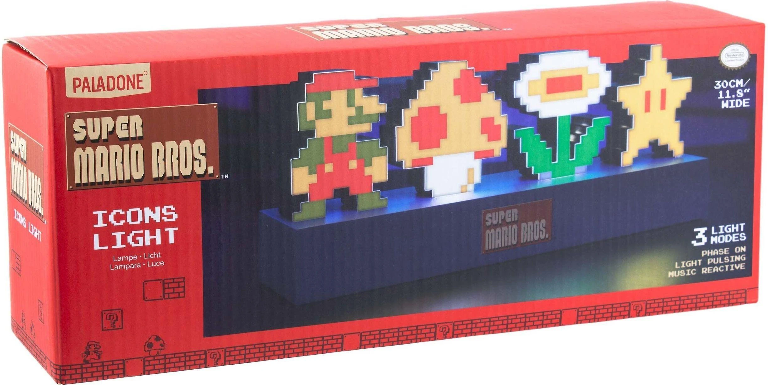 Paladone Super Mario Bros Icons lempa