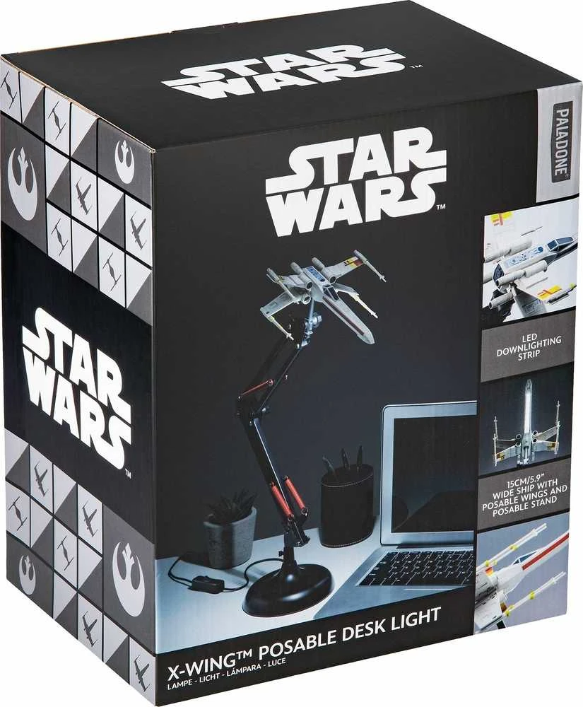 Paladone Žvaigždžių karai – lankstus stalo šviestuvas „X Wing“
