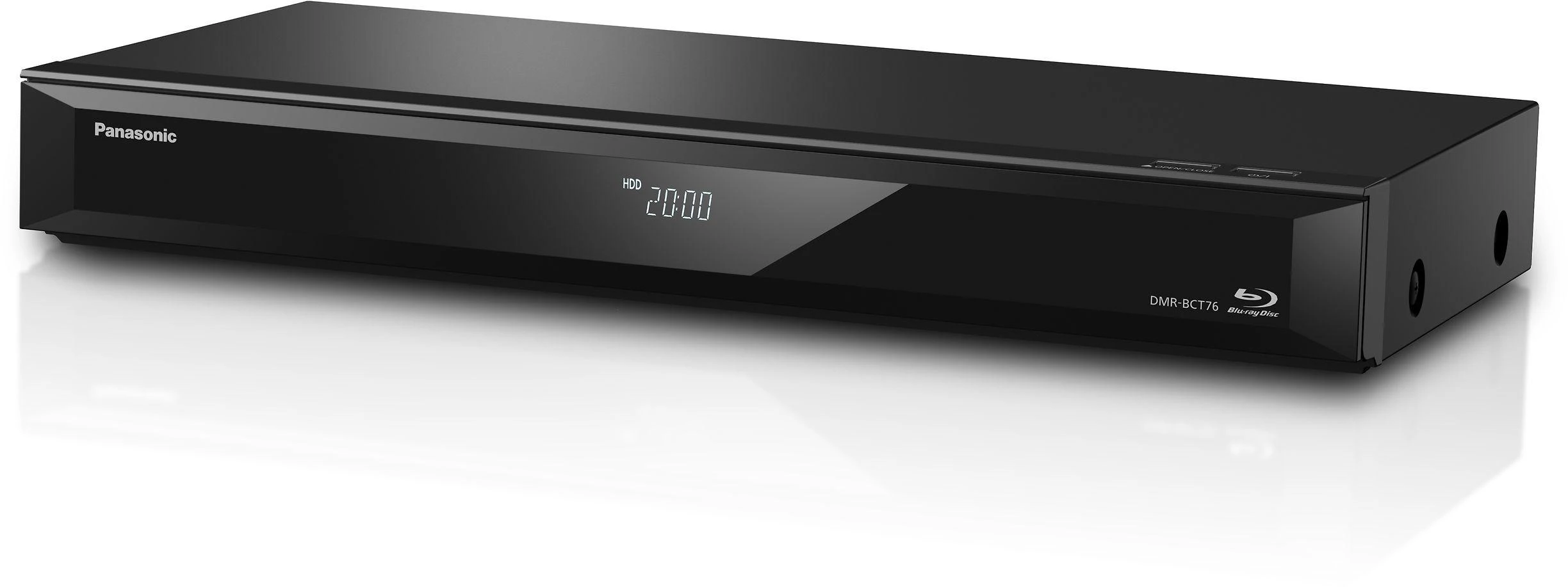 Vaizdo grotuvas Panasonic DMR-BCT76 4K UHD keičiantis „Blu-ray“ grotuvas ir 500 GB laidas, skirtas HD priedėliui