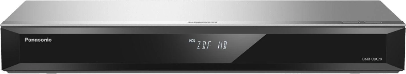 Vaizdo grotuvas „Panasonic DMR-UBC70“ 3D „Blu-ray“ įrašymo įrenginys su televizoriaus imtuvu ir HDD.