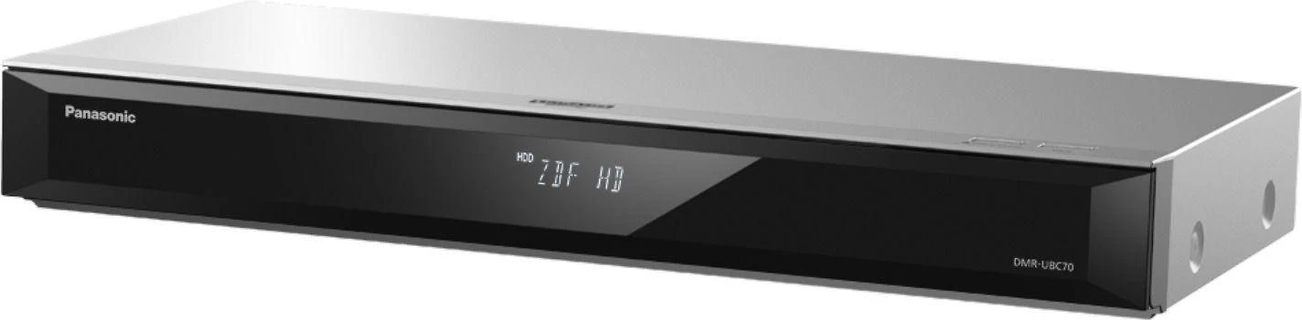 Vaizdo grotuvas „Panasonic DMR-UBC70“ 3D „Blu-ray“ įrašymo įrenginys su televizoriaus imtuvu ir HDD.
