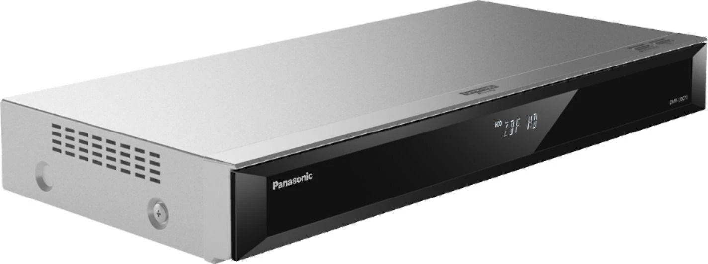 Vaizdo grotuvas „Panasonic DMR-UBC70“ 3D „Blu-ray“ įrašymo įrenginys su televizoriaus imtuvu ir HDD.