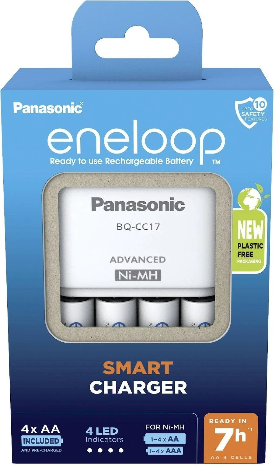 Kroviklis Panasonic ENELOOP K-KJ17MCD40E, 7 val; +(4xAA)