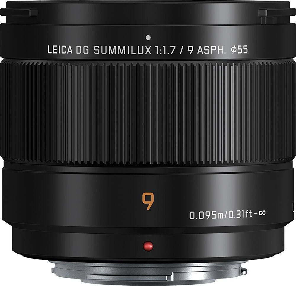 Objektyvas Panasonic Leica DG Summilux 9mm F1.7 lens for MFT