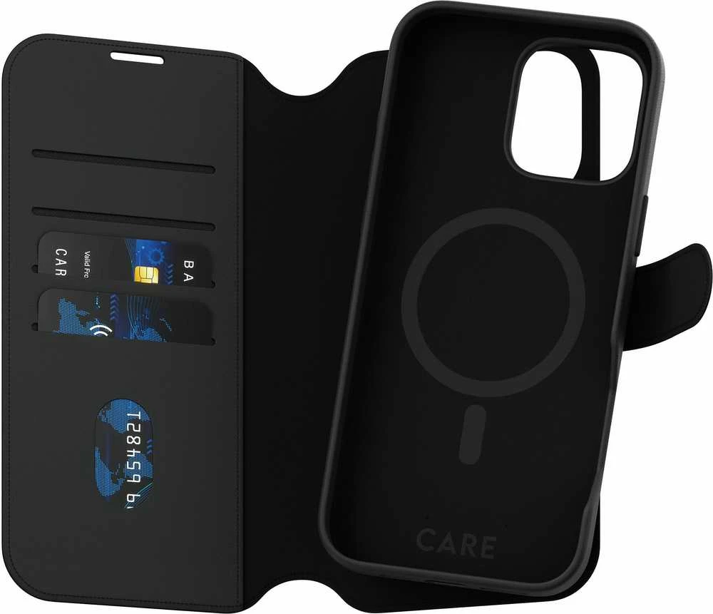 Panzer Glass Care by PanzerGlass Feature Tango 2in1 Atverčiamas Apple iPhone 16 Pro Max 6.9" MagSafe dėklas telefonui juodos spalvos 1332