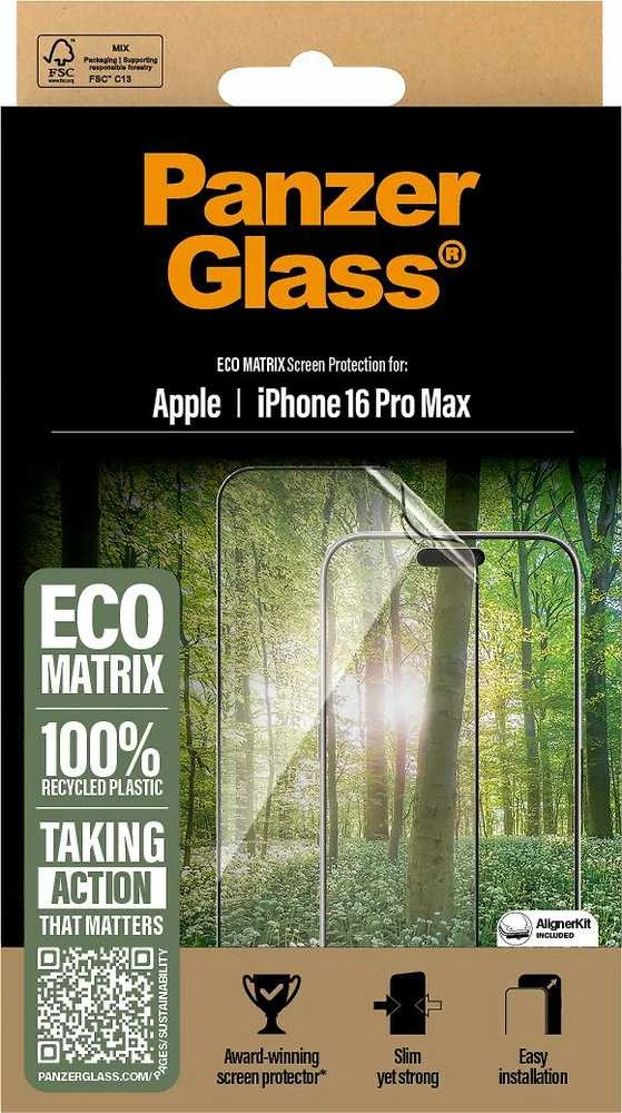 Panzer Glass PanzerGlass MATRIX ekrano apsauga Apple iPhone 16 Pro Max 6.9" Itin platus pritaikymas 2872