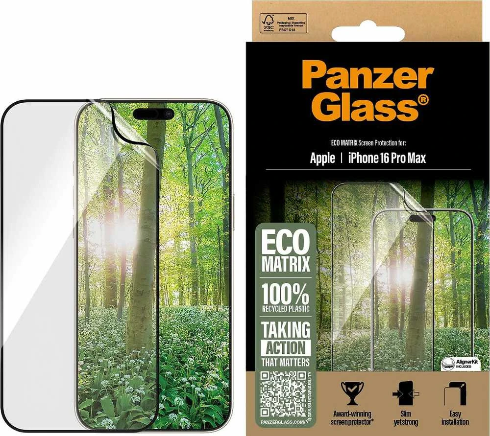 Panzer Glass PanzerGlass MATRIX ekrano apsauga Apple iPhone 16 Pro Max 6.9" Itin platus pritaikymas 2872